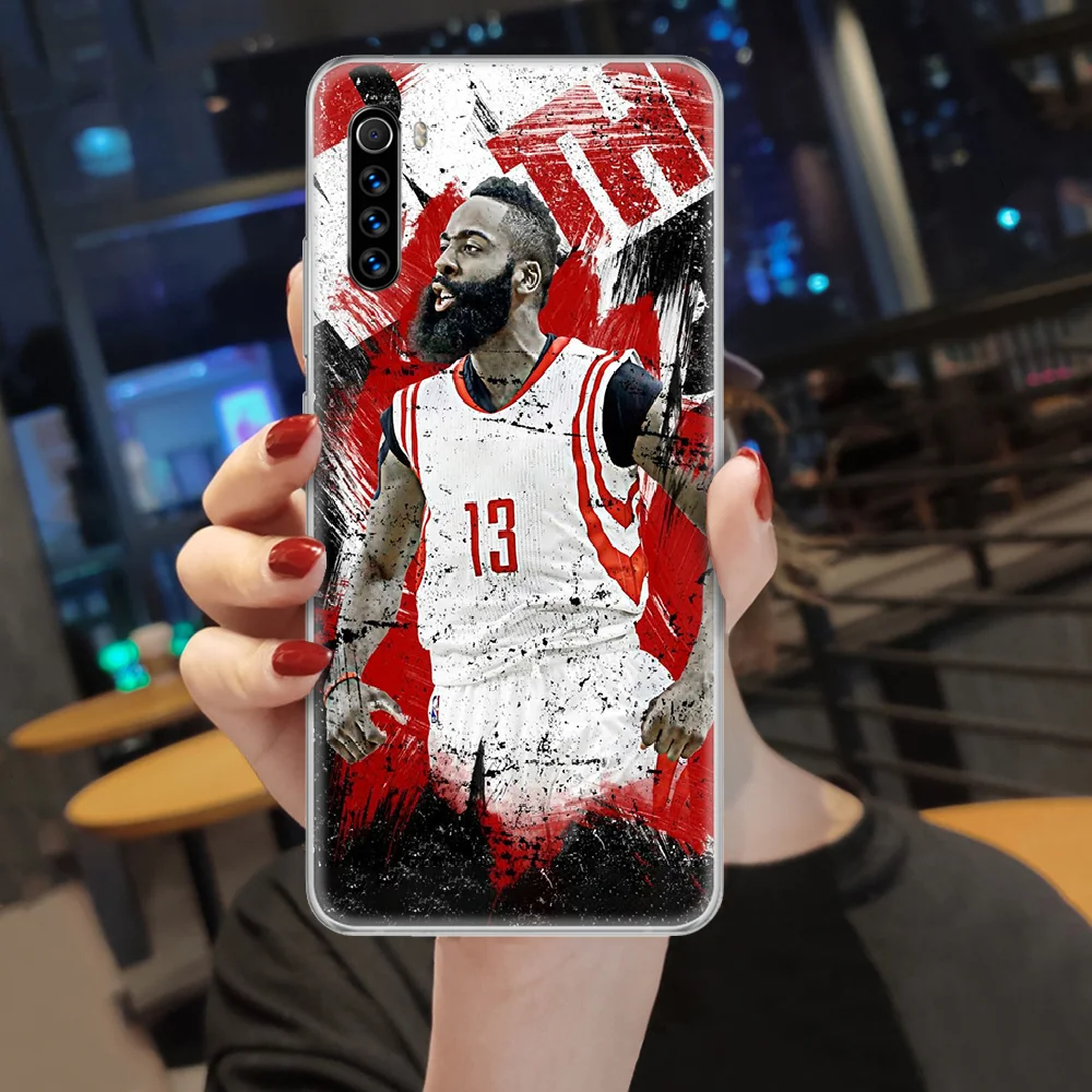 

James basketball Harden 13 Phone Case cover For XIAOMI Redmi Note 3 4 4X 5 6 7 8 9 Pro T S max transparent bumper trend Etui