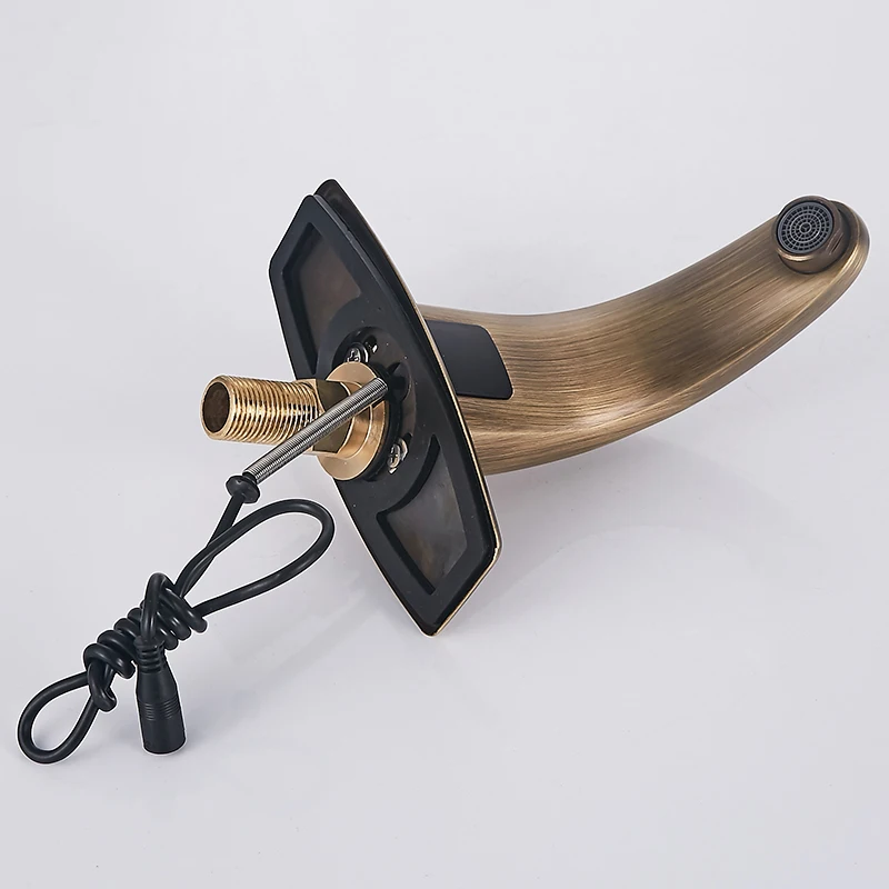 SDSN античный автоматический смеситель для ванной комнаты с датчиком раковины