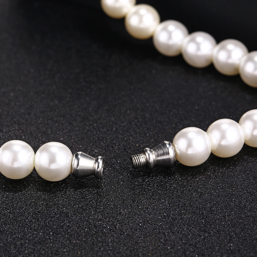 RIR Классическое Белое колье с жемчужиной очарование Изысканные Белые бусы Любовь