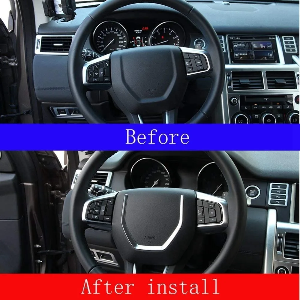 Украшение для руля U образной формы искусственная отделка Land Rover Discovery Sport 2015 2018