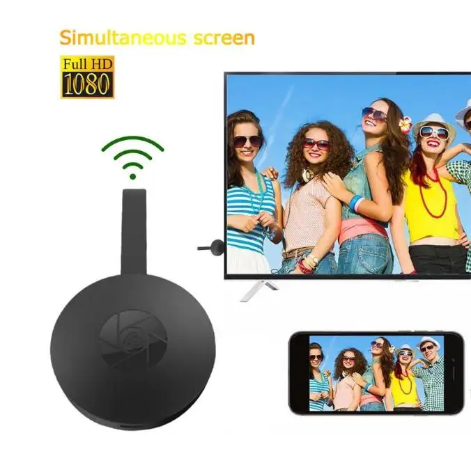 EzMira 2,4G 1080P беспроводной HDMI Wifi Дисплей приемник зеркальный экран Miracast Airplay медиа поток HDTV ключ хром/Google Home