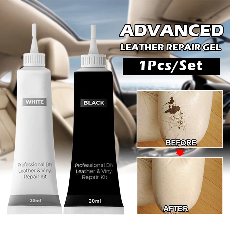 

Advanced Leather Repair Gel Repairs Burns Holes Gouges for Leather Surface SUB Sale