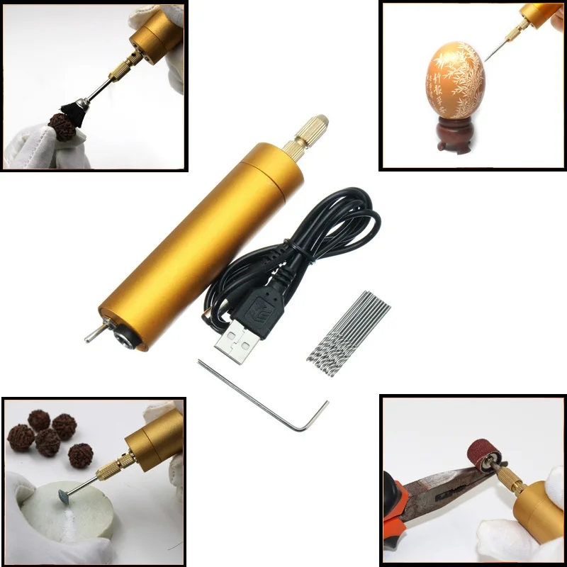 Портативный электрический набор для ручной дрели гаечный ключ USB шнур питания
