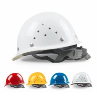 steel nail safety hat thicken frp material anti smashing construction site labor protective breathable adjustable safety hat