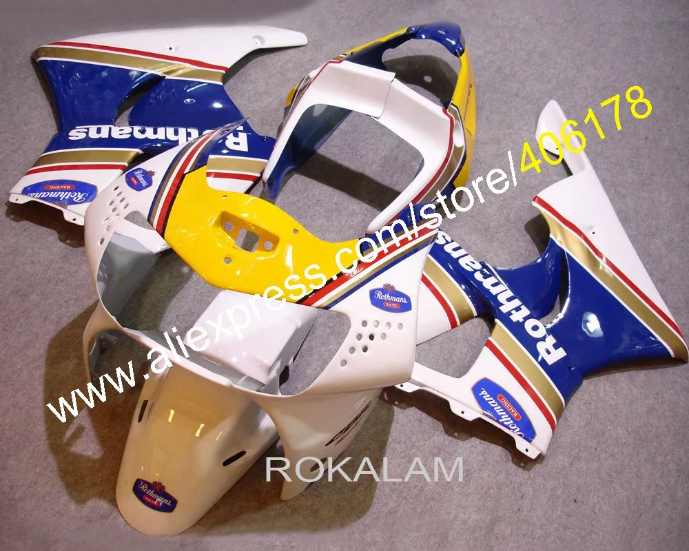 

Лучшая цена обтекатель комплект для Honda CBR900RR 919 CBR 900 RR 919 1998 1999 CBR 900RR 89-99 белый мотоцикл обтекатель