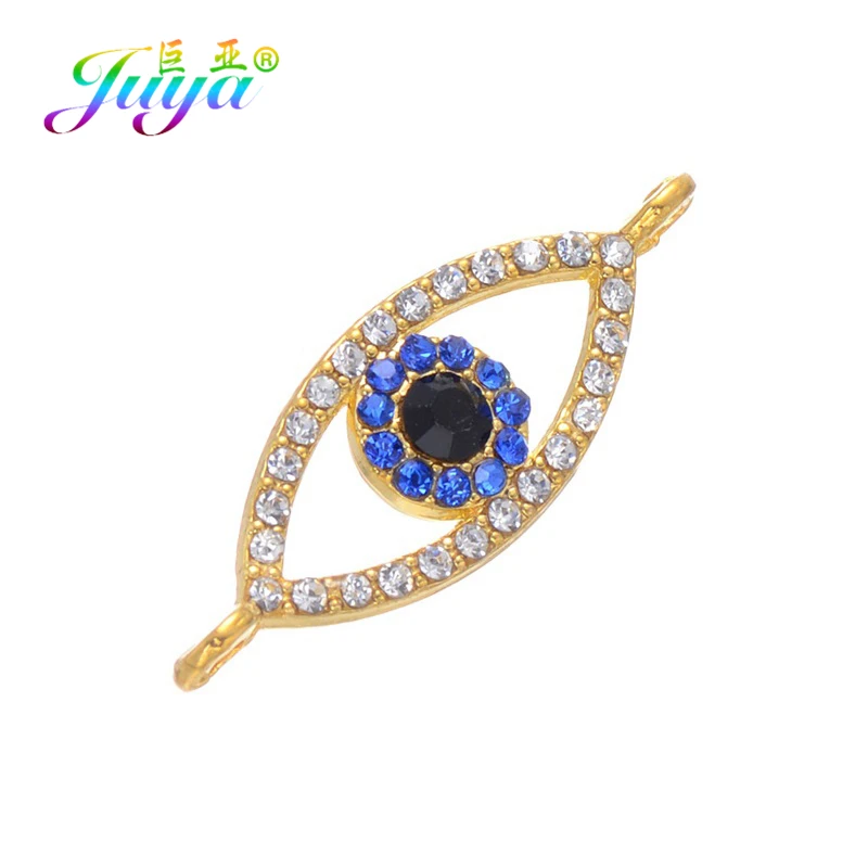 Стразы Juya 5 шт./лот DIY с фианитами турецкие шармы сглаза соединительные аксессуары
