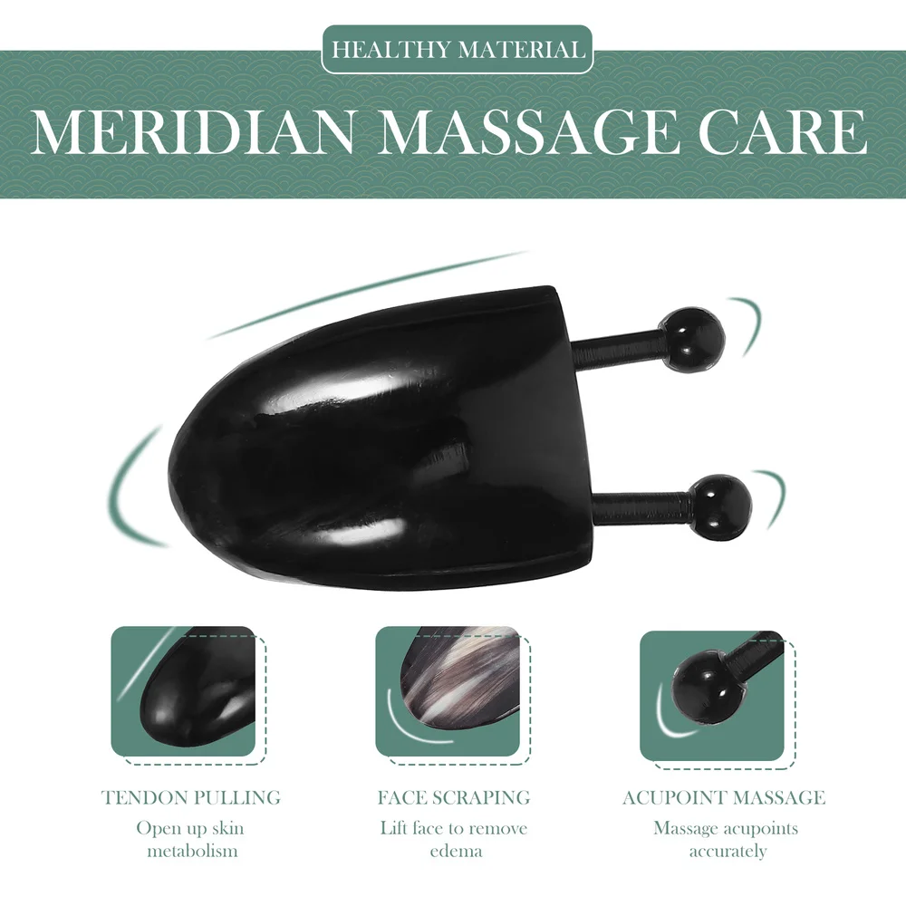 

1Pc Horn Scraping Plate Health Care Supply Eye Skin Tool Body Massager