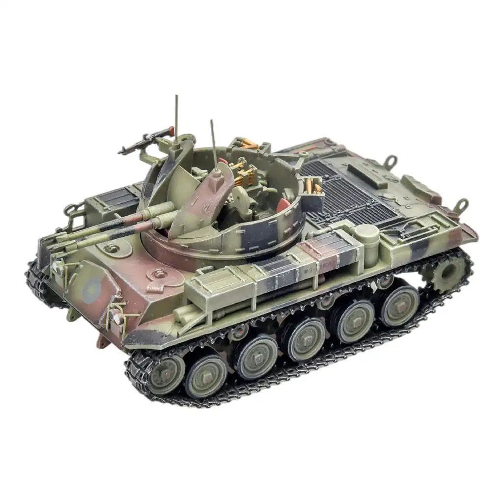 

Tank Model AA Vehicle Diecast M42 Simulation Alloy 1 / 72 for Collectors Teens