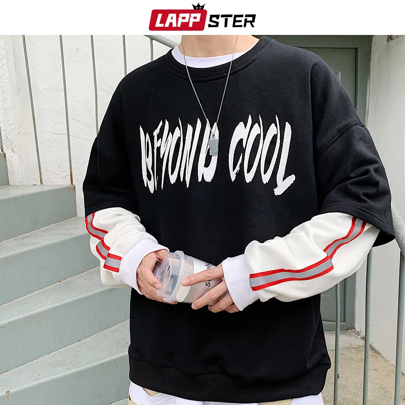 Мужская толстовка с капюшоном LAPPSTER черная Светоотражающая Толстовка в стиле