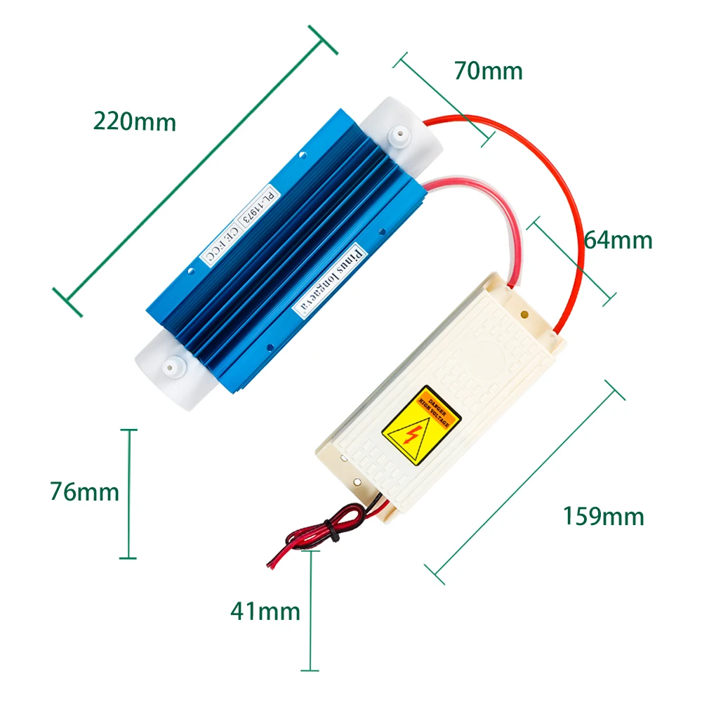 CE FCC ROHS Pinus longaeva 10 Гц/ч граммов набор генератора озона озонатор PSU air water 80 Вт модуль