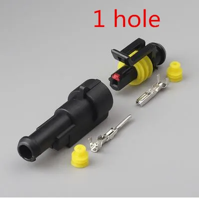 Автомобильный водонепроницаемый разъем AMP штепсельная вилка и гнездо HID для