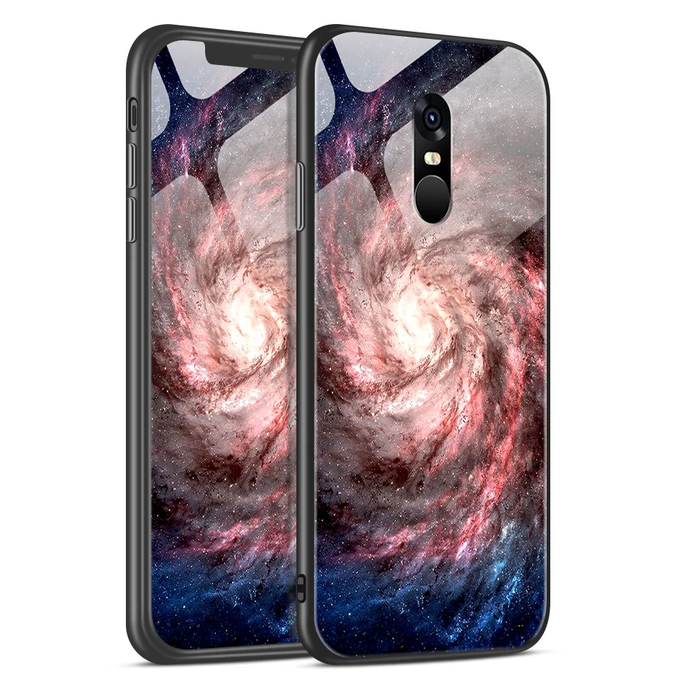 W367 Для Xiaomi Redmi Note 4/4X роскошный чехол из закаленного стекла для Remi Note 4 Pro CN Version/4 Gobal Version Fashion Soft Edge Shell - Цвет: W367