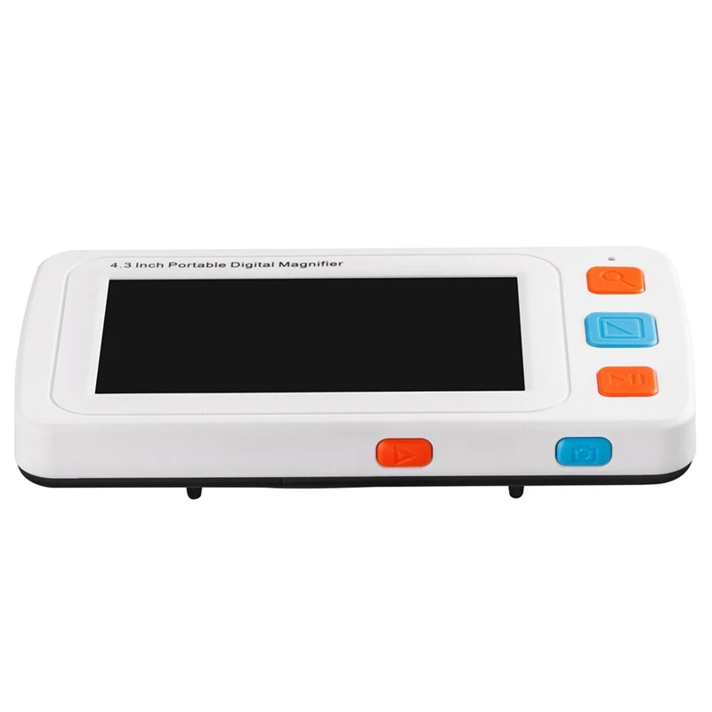 

4.3 inch Digital Magnifier Electronic Reading Aid with Foldable Handle 4-32 Times Zoom Support AV Output to TV