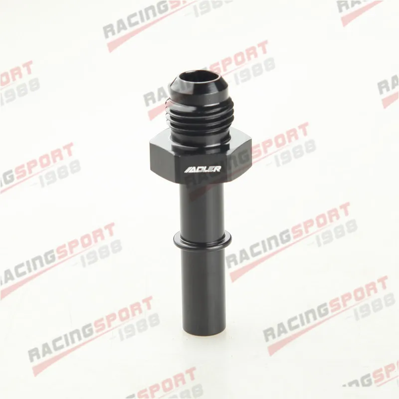 

-8 AN AN8 Male To 3/8" Male Push On Quick Connect Adapter black/blue/Silver