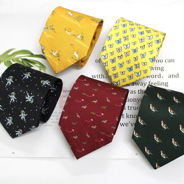 

Linbaiway 9cm Polyester Neck Ties for Man Neckties Polyester Business Shirt Neck Tie Suit Cravat Wedding Party Jacquard Gravats