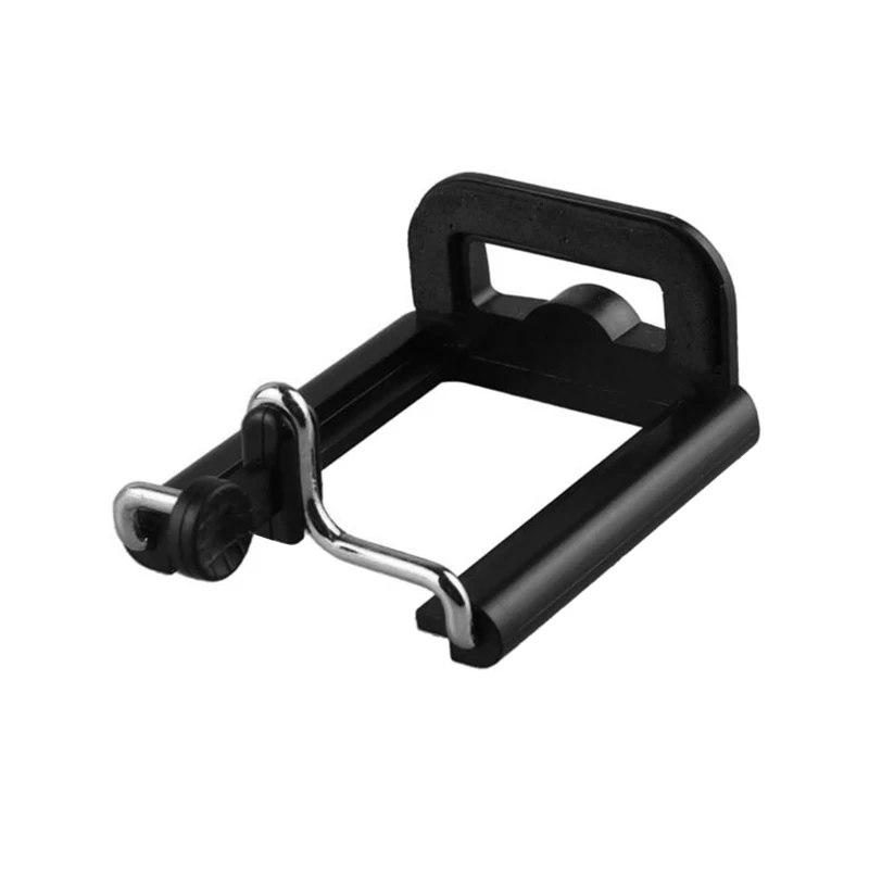 Universal Bracket Phone Clip Black Adapter ABS Shell Double Spring Tripod Connector Anti-Skid | Мобильные телефоны и