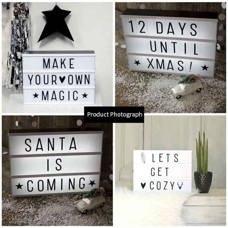 

Dropship LED Night Lights Lamp Letter DIY Puzzle Light Box Valentine's Day Confession Home Decoration For Home Wedding Marriage