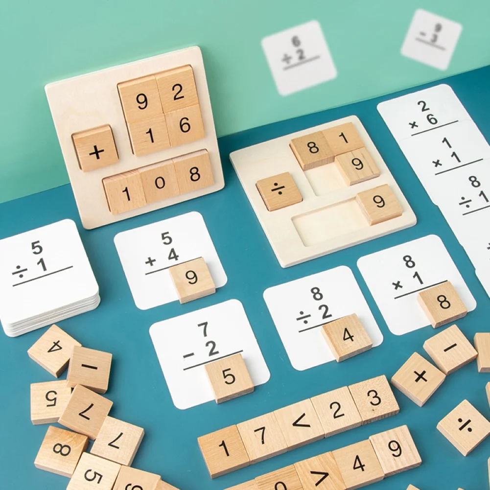 

Kids Mathematical Column Calculation Board Teaching Aid Students Educational Toy