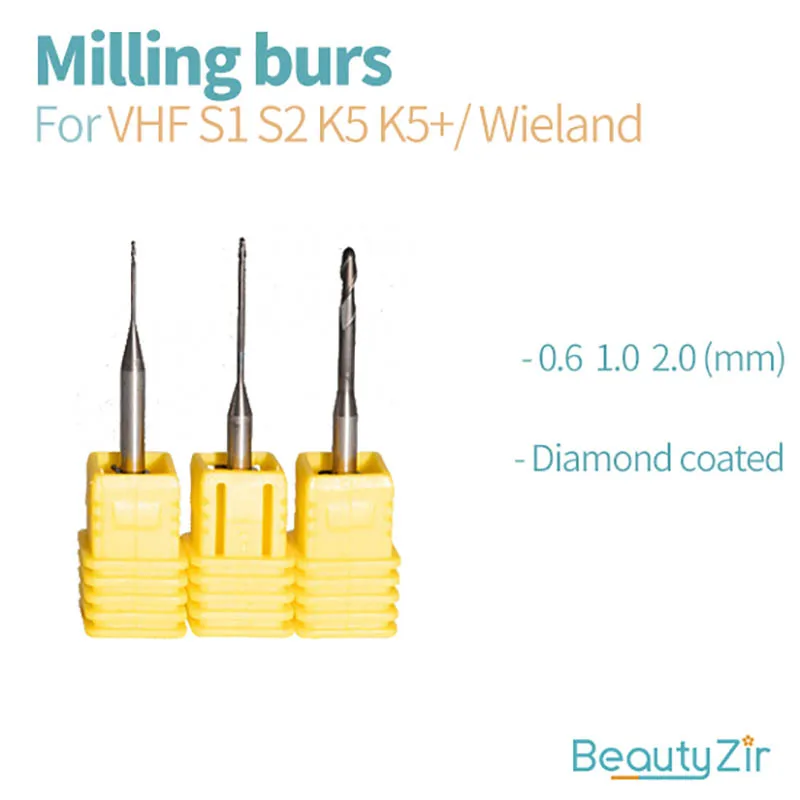 

【 328 】 2 шт. VHF S1 S2 K5/K5 + фрезерный станок с циркониевым алмазным покрытием для фрезерного станка