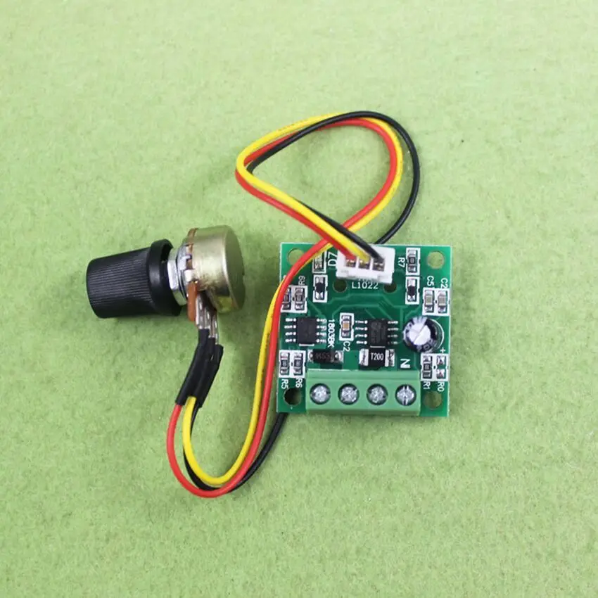 PWM DC Моторный Регулятор низкого напряжения 1 8 в 3 5 6 12 В мотор драйвер регулятор