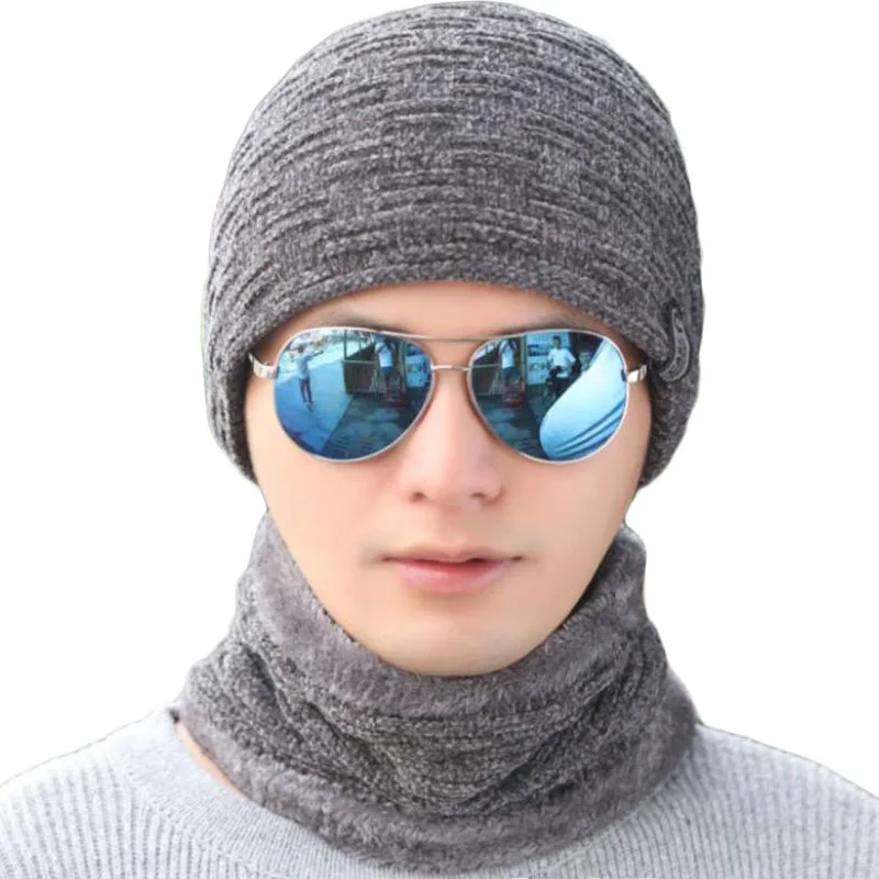Зимние шапки для мужчин и женщин вязаные шапочки Кепка Gorras капот в Риге бархатная черная Повседневная шапка мужские уличные чулки для лыжников шапки