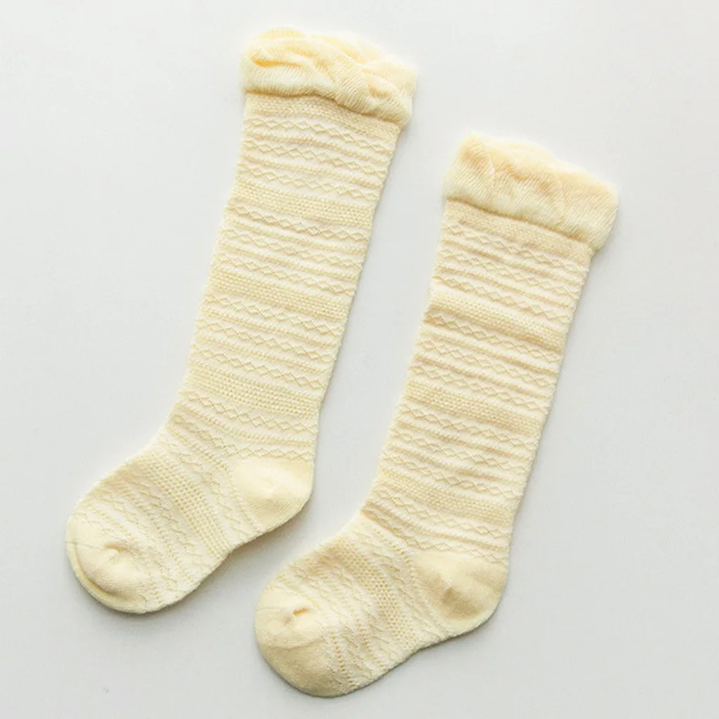 

Newborn Baby Girls Tights Stockings Solid Lace Knee High Antislip Princess Stockings Socks Rajstopy Dla Dziewczynki Dropshipping