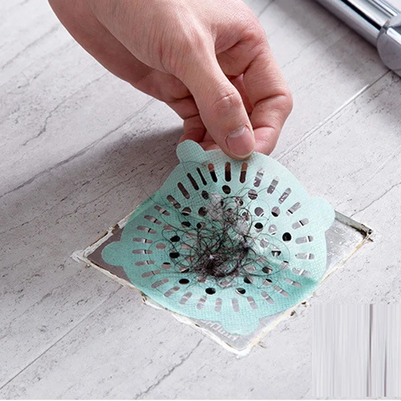 

Одноразовые волосы, антиблокирующий фильтр для слива пола в бассейне, сетка для ванной комнаты, кухни, наклейка с воздушным фильтром, кухонн...