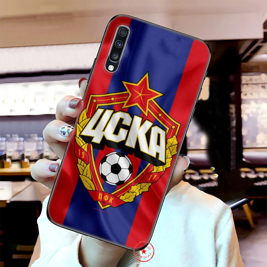 Мягкий силиконовый чехол PFC CSKA для Samsung Galaxy S20 S10 S9 S8 Plus Lite Ultra S6 S7 Edge S10e|Бамперы| |