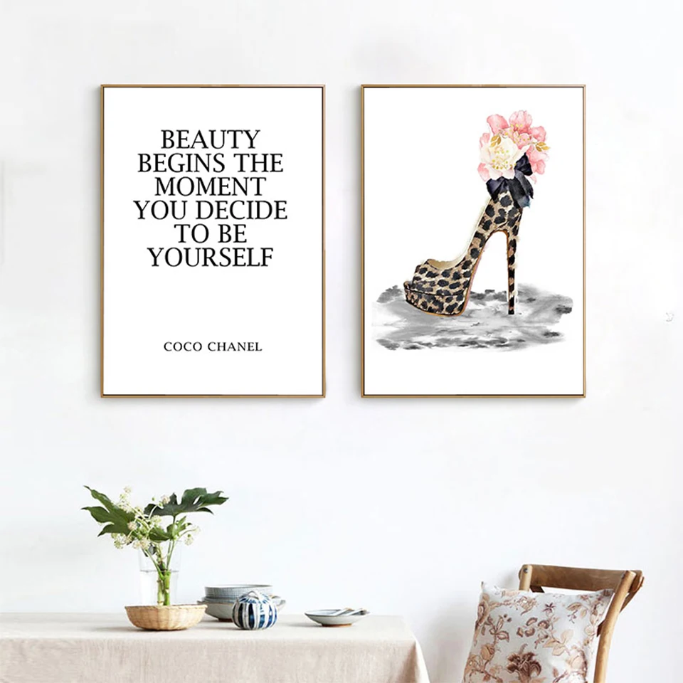 Модный скандинавский Плакат цветы холст живопись акварельные растения