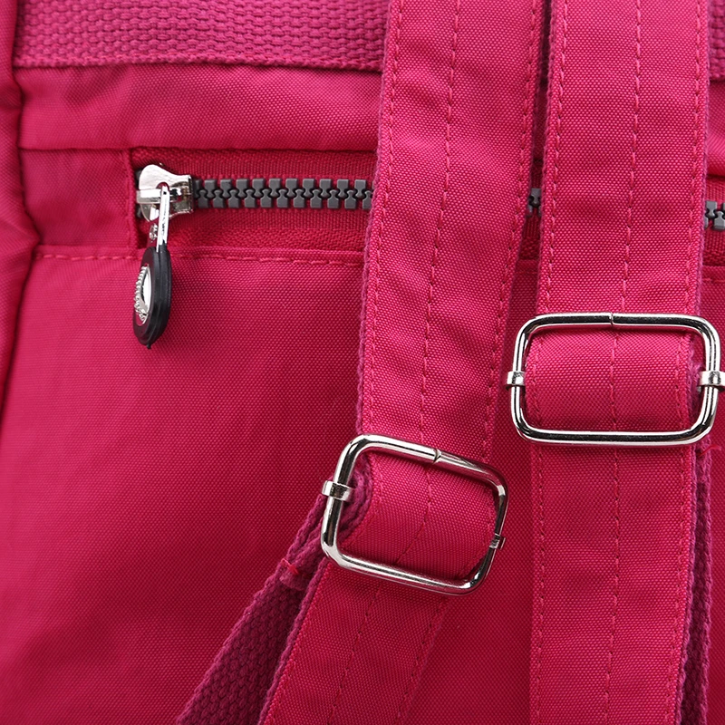 

Fashion Women Backpacks Large Capacity Girls Student School Bag Fashion Solid Nylon Bag For Teeanger Mochila Mujer