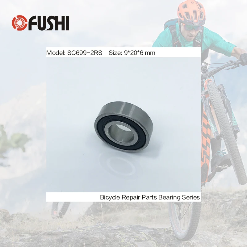 699-2RS нержавеющий Подшипник 9*20*6 мм (1 предмет) ABEC-3 6904 RS велосипедные ступицы