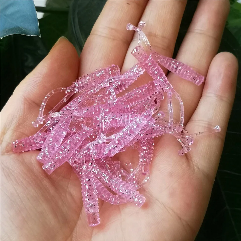 SWOLFY мини приманка для рыбной ловли мягкая пластиковая на личинки 40 мм/0 4 г 120