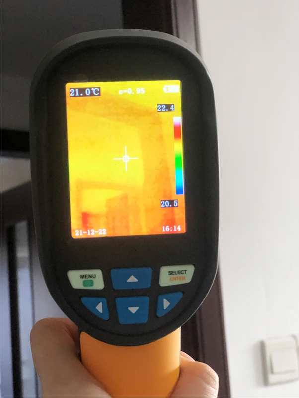 Handheld Thermal Imaging Cam HT-04D Portable Infrared Thermometer IR Imager Device | Инструменты