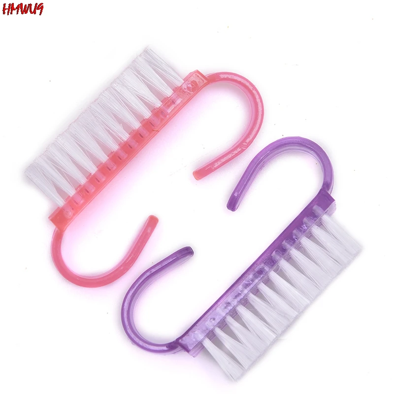

Hot Soft Remove Dust Top Nail Cleaning Nail Brush Tools File Nail Art Care Manicure Pedicure Small Angle Clean For Nail Makeup