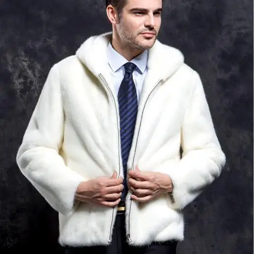 Пушистые мужские пальто 2020 мужская зимняя куртка из искусственного меха