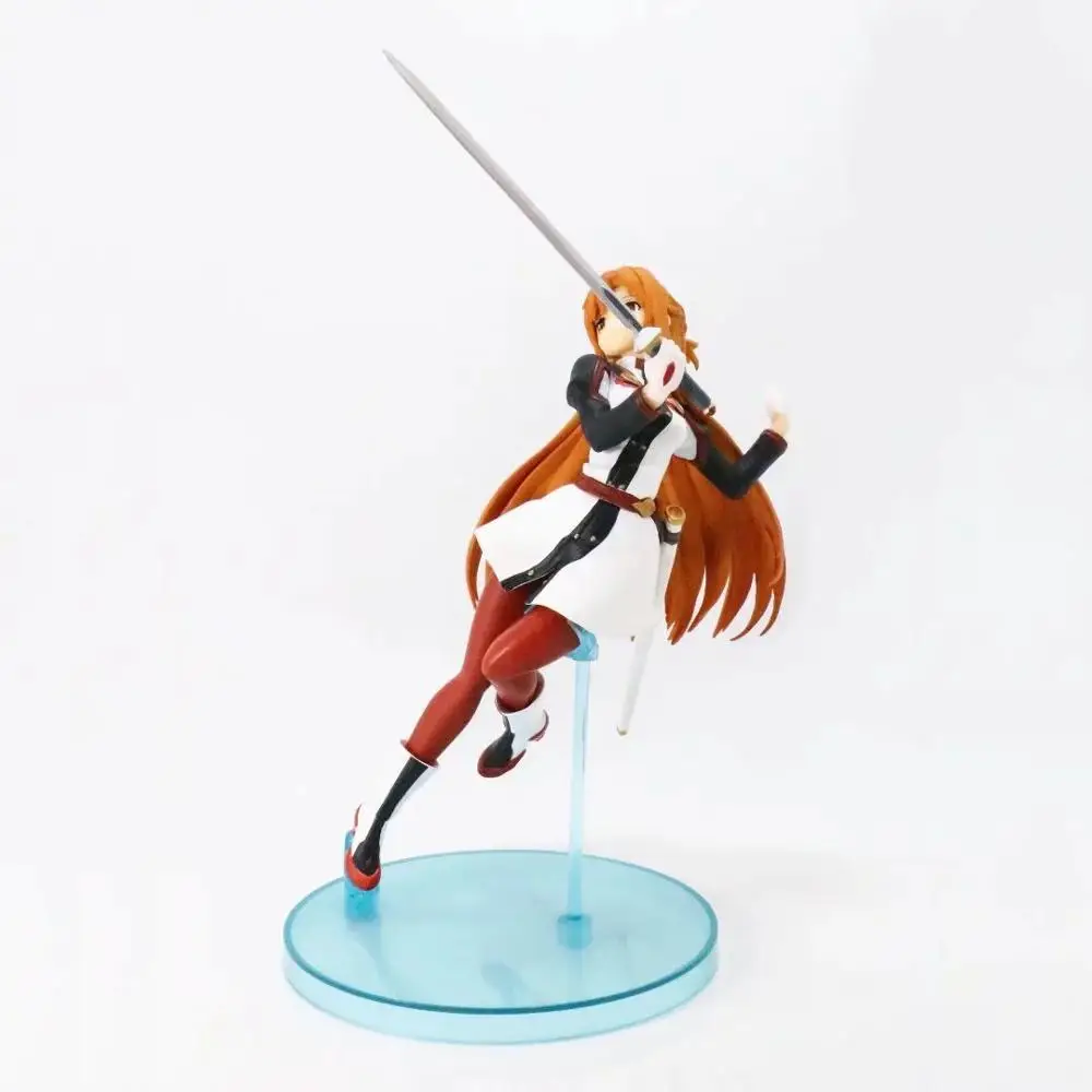 24 см меч искусство онлайн II Асуна Аниме Кукла мультяшная фигурка ПВХ