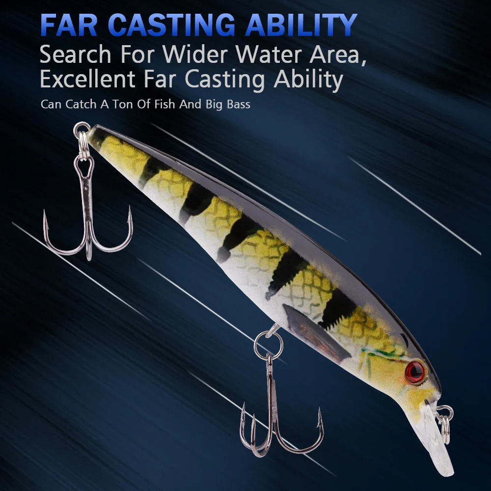 1pcs Minnow Fishing Lures Artificial Hard Bait 11cm 13g Sinking Wobbler Crankbaits Carp Bass Predator Fishing Tackle Pesca