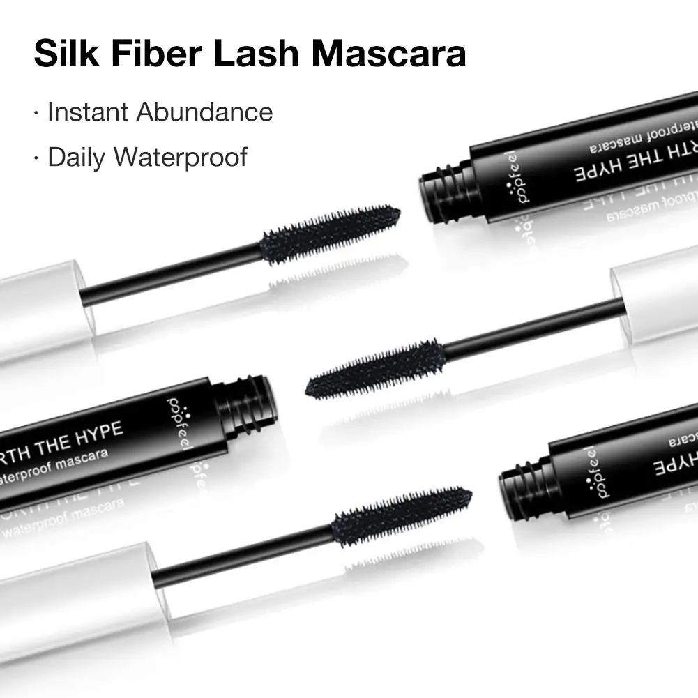 Шелковое волокно ресниц тушь для удлиняющая и толстая долговечная защита от