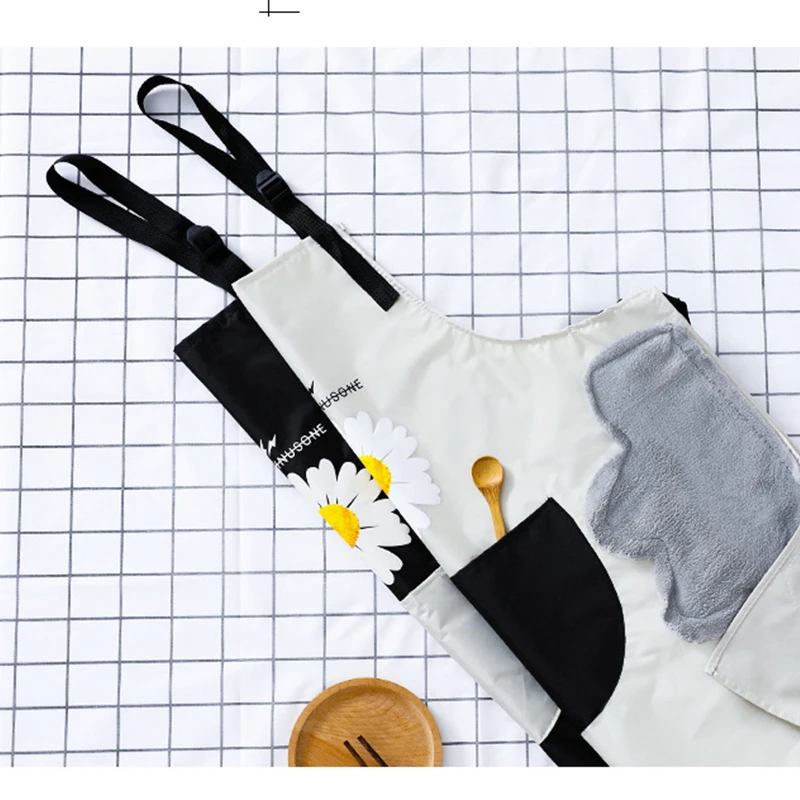 Домашняя кухня полиэстер водонепроницаемый и маслостойкий фартук