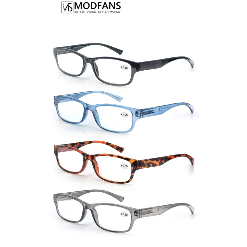 

Rectangle Reading Glasse For Men Square Frame Women Presbyopic Diopter Sight Spring High Flexible Lightweight Eyeglasses