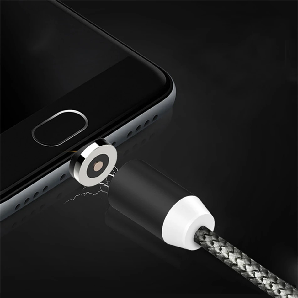 Магнитный usb-кабель для быстрой зарядки, магнитный кабель типа C для зарядки и передачи данных, шнур для мобильного телефона, 1 м, 2 м, кабель Microusb type-C для iPhone