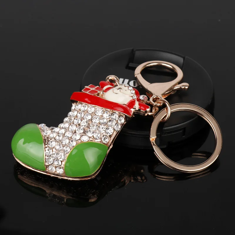 2019 модные ювелирные изделия милый брелок металлический сплав Рождество цепочка