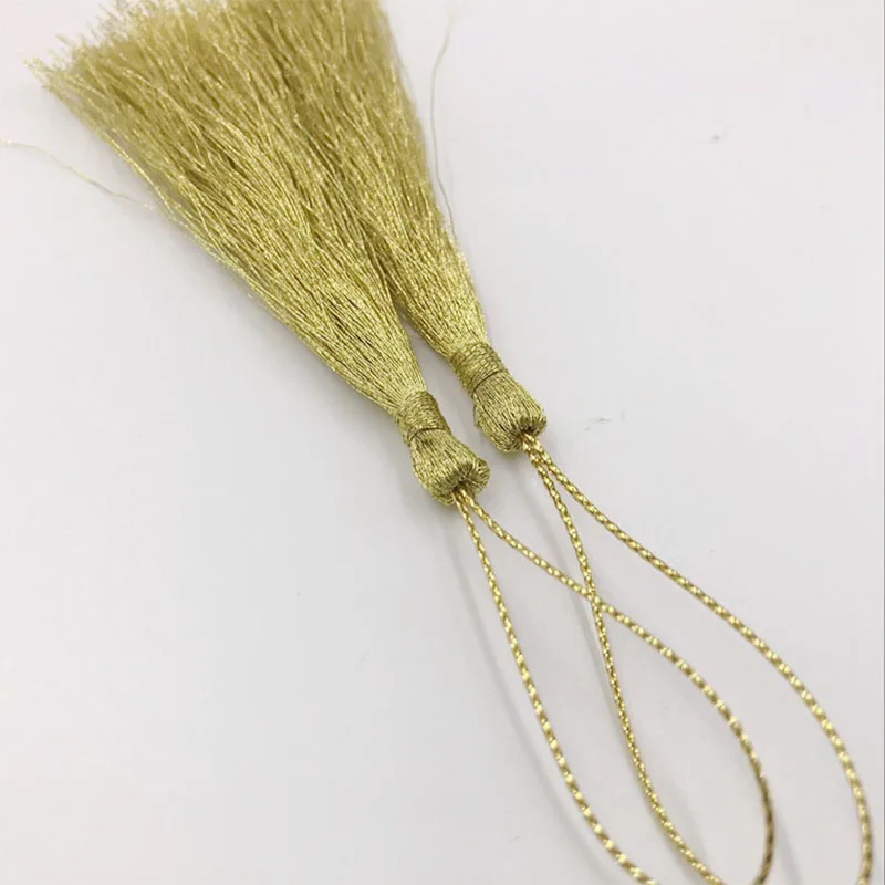 Кисточки золотые шелковые серебряные с кисточками подвески для ювелирных