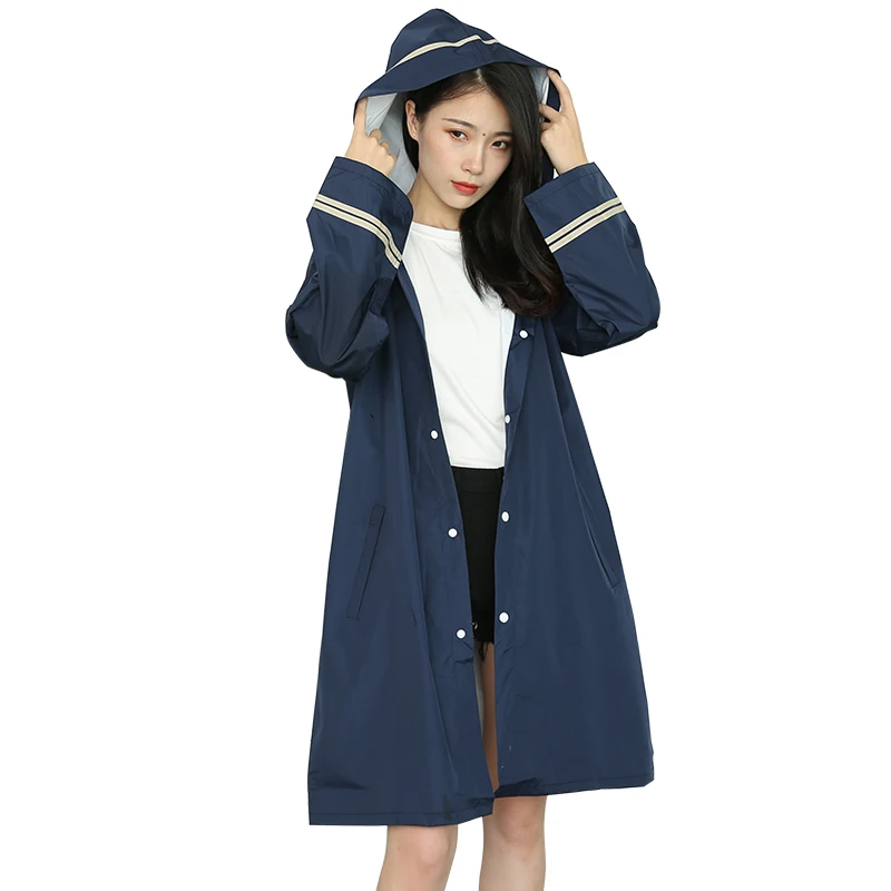 

Womens Raincoats Waterproof with Hood Long Fashion Poncho Outdoor Sports Accessories Hiking Raincoat Portable Rain Coats Chuva D