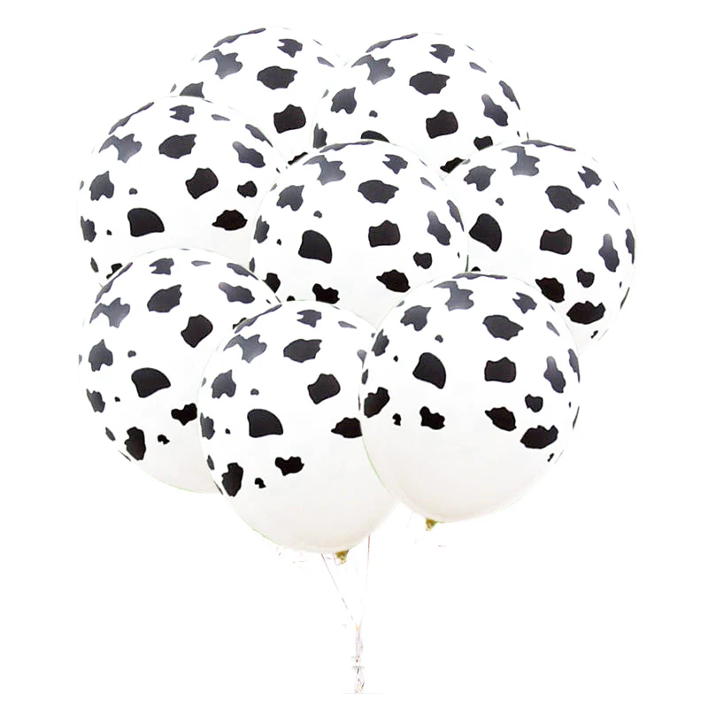 Животные корова бычья кожа одноразовая тарелка скатерть животное детский