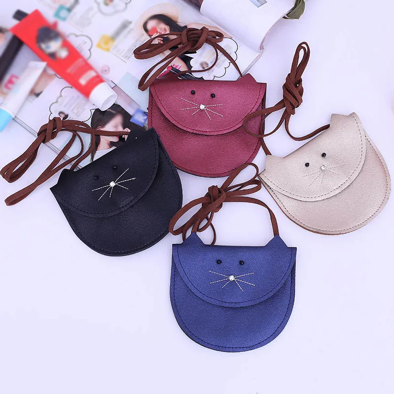

Hot Sale PU Leather Messenger Crossbody Bags Children Girls Cute Shoulder Bag Handbag Purse Wallet Popular Sac Bandouliere Femme