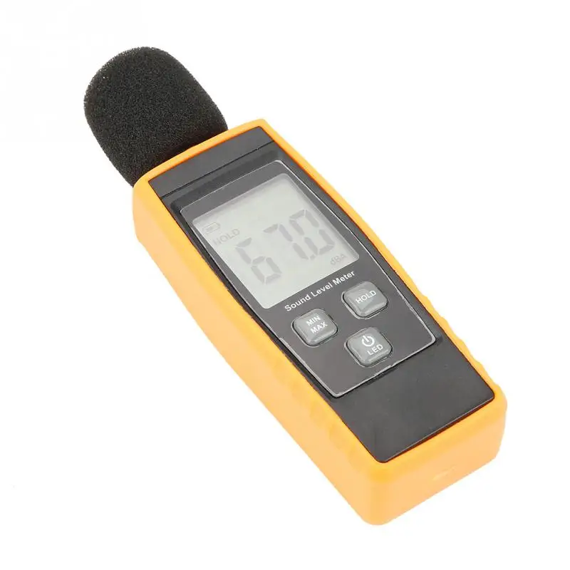 1 pcs GM1359 Mini Sound Level Meter Digital LCD Noise Tester DB Environmental practical Measuring Instrument | Инструменты