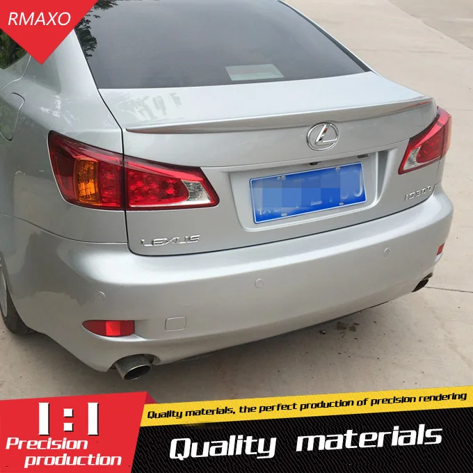 Для Lexus IS250 IS300 IS350 спойлер 2007 2013 ABS Материал заднее крыло автомобиля праймер цвет