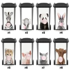 Самодельная креативная 3D милая наклейка для мусорного ведра, наклейка на стену с изображением лимона, съемные самоклеящиеся кухонные аксессуары, настенные наклейки для дома