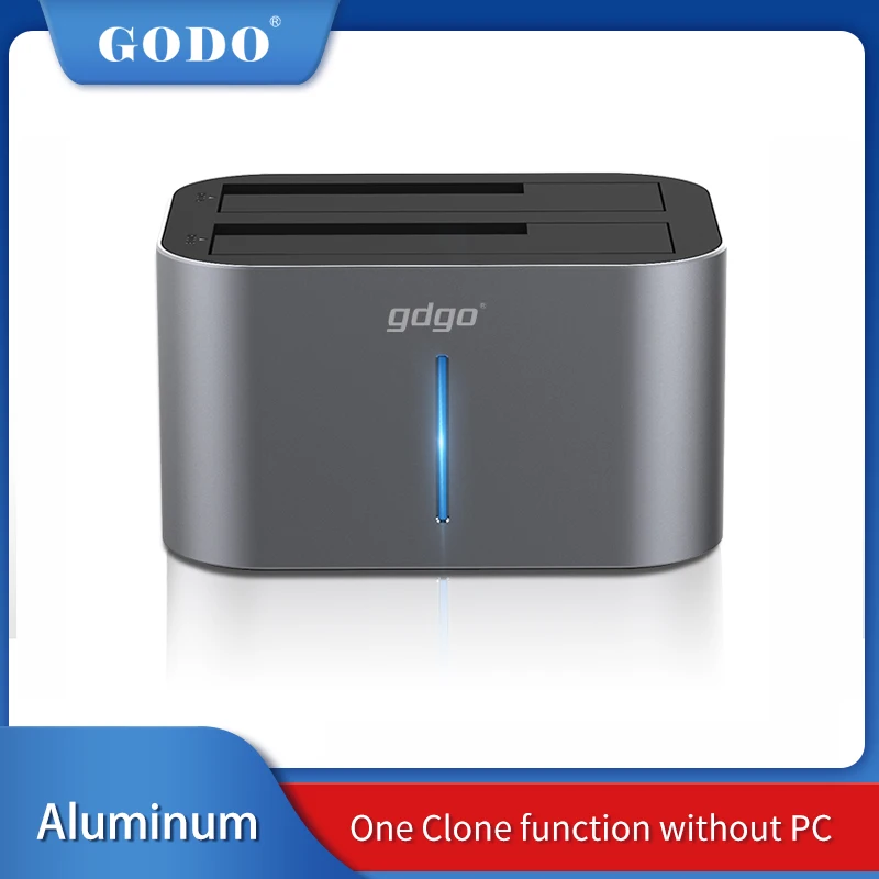 Док-станция GDPD07T для внешних жестких дисков с двойным отсеком автономным